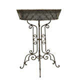 Antique Mid Nineteenth Century Wrought Iron Plant Stand