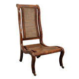 William IV Period Mahogany Slipper Chair