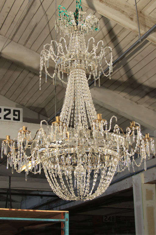 12 Light Crystal Chandelier