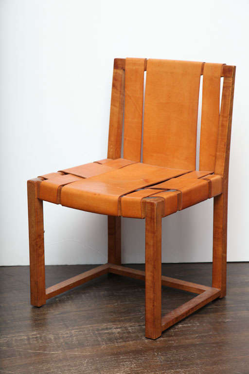 Mid-Century Modern Two Custom Designed Side Chairs by T.H. Robsjohn-Gibbings