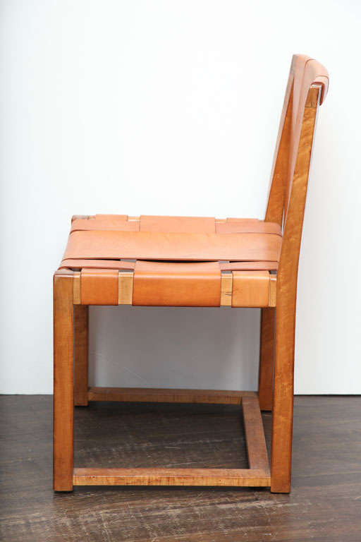 American Two Custom Designed Side Chairs by T.H. Robsjohn-Gibbings