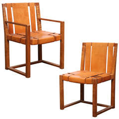 Two Custom Designed Side Chairs by T.H. Robsjohn-Gibbings