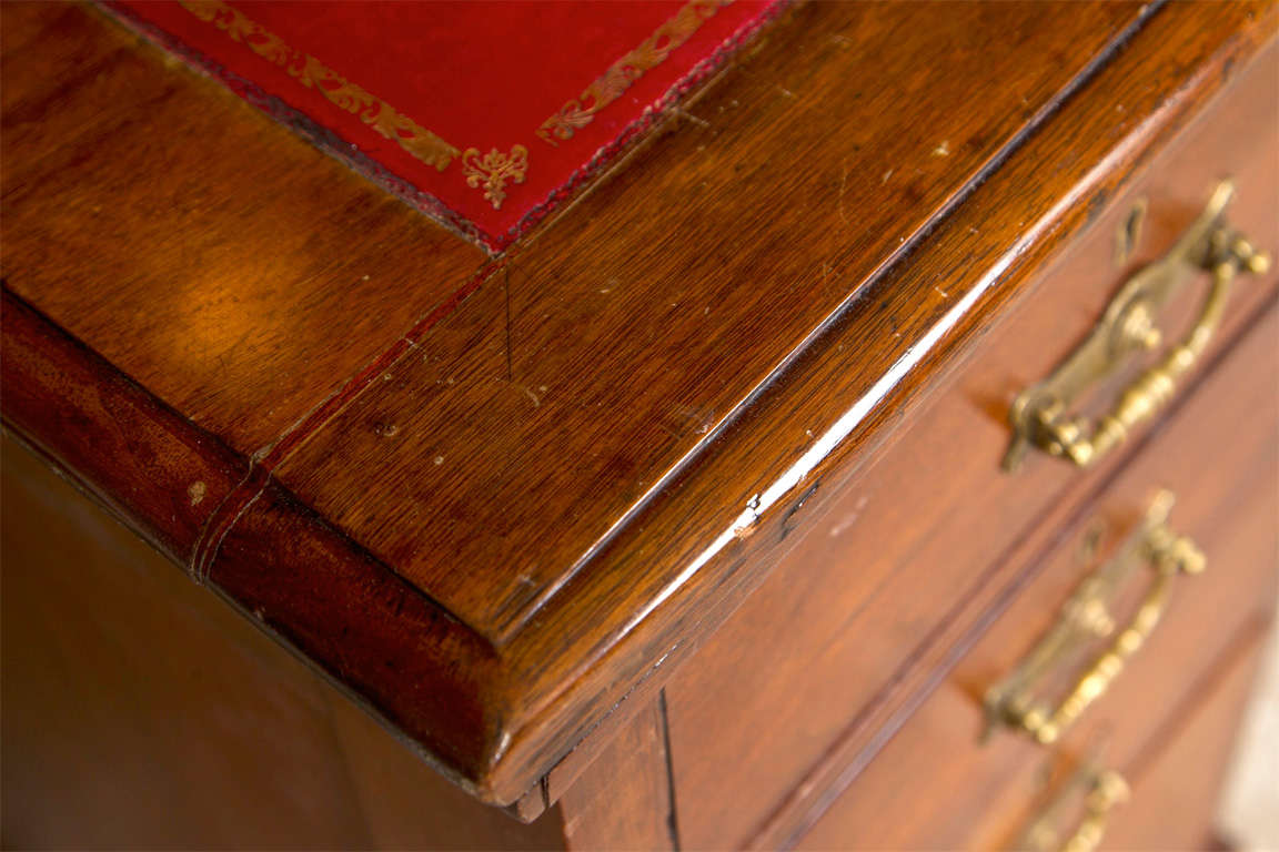 20th Century George III Mahogany  Partners  Kneehole  Desk For Sale