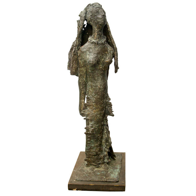 "the Bride" Bronze Sculpture By Hannah  Geber For Sale
