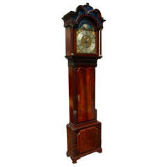 George III Mahogany Tall-Case Clock - Newton