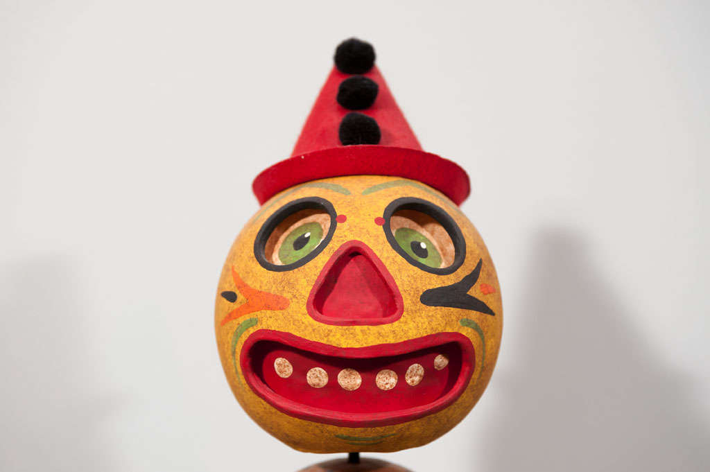 Delightful Set of Paper Mache Halloween Figures at 1stDibs