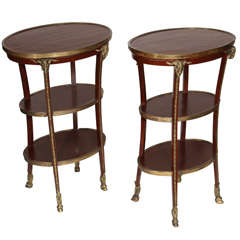 Pair of Mahogany Side Tables