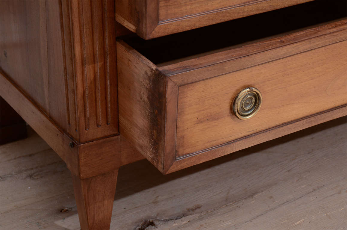 19th Century Empire Commode in Walnut For Sale 4