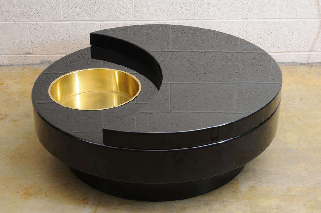 Willy Rizzo Revolving Cocktail Table