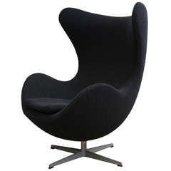 1960's Arne Jacobsen "Egg" Chair