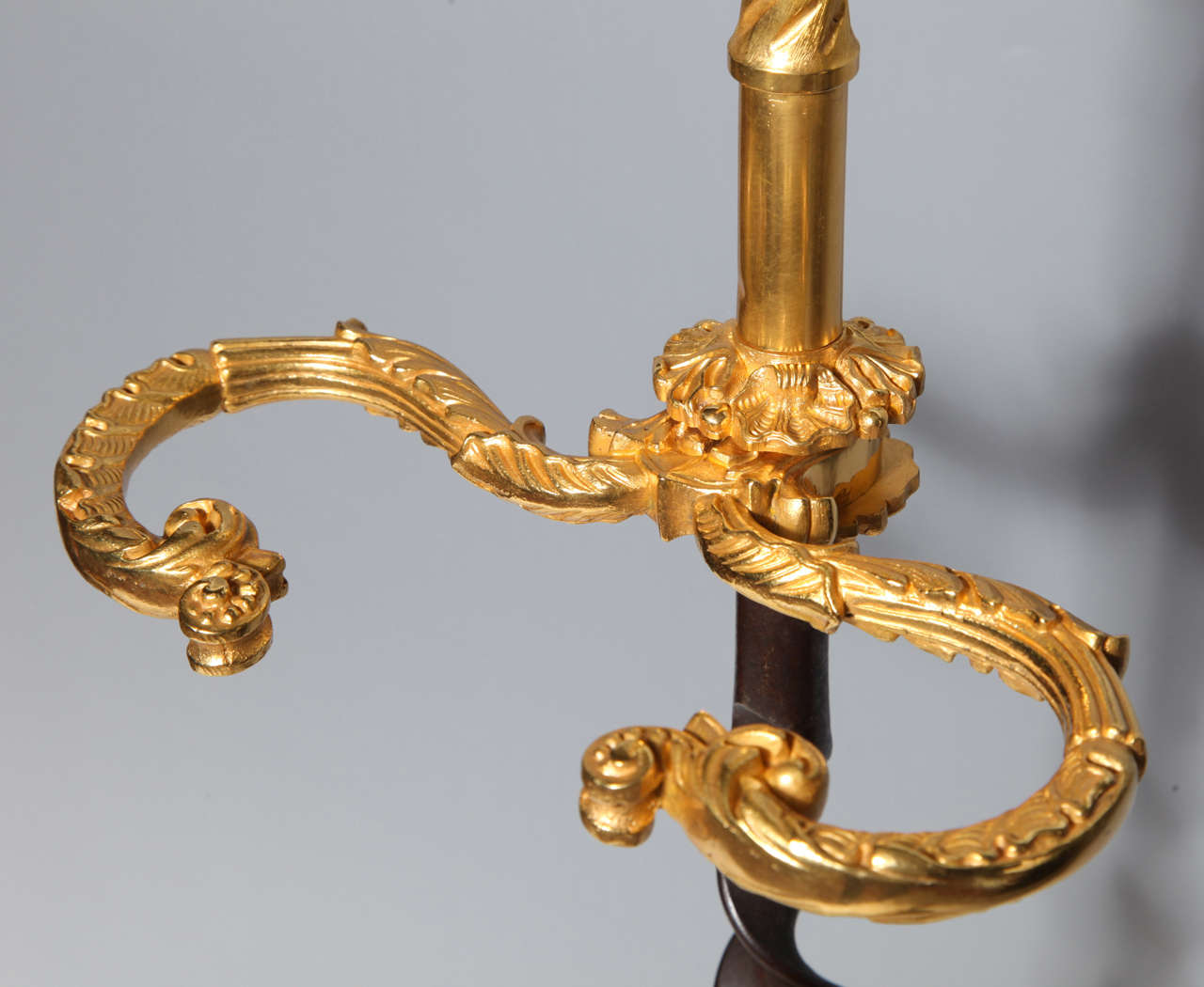 Fine Antique Louis XVI Style Gilt Bronze Fire Place Tool Set by E. F. Caldwell 2