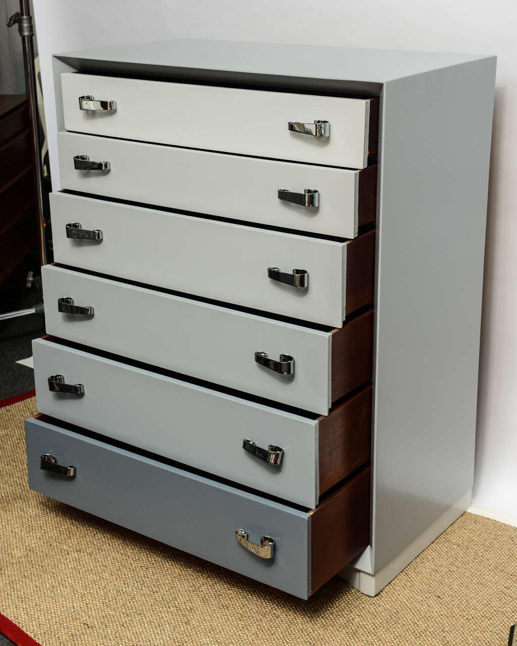 Chrome Beautiful 1940's Machine Age Chester of Drawers