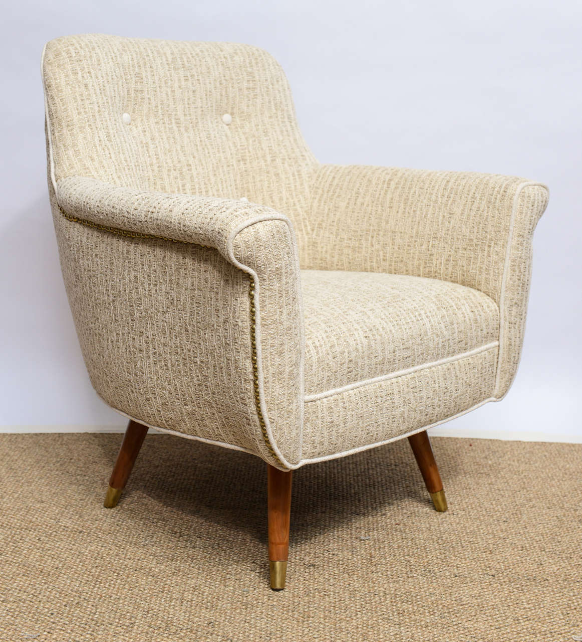 Mid Century Swivel Armchair at 1stdibs