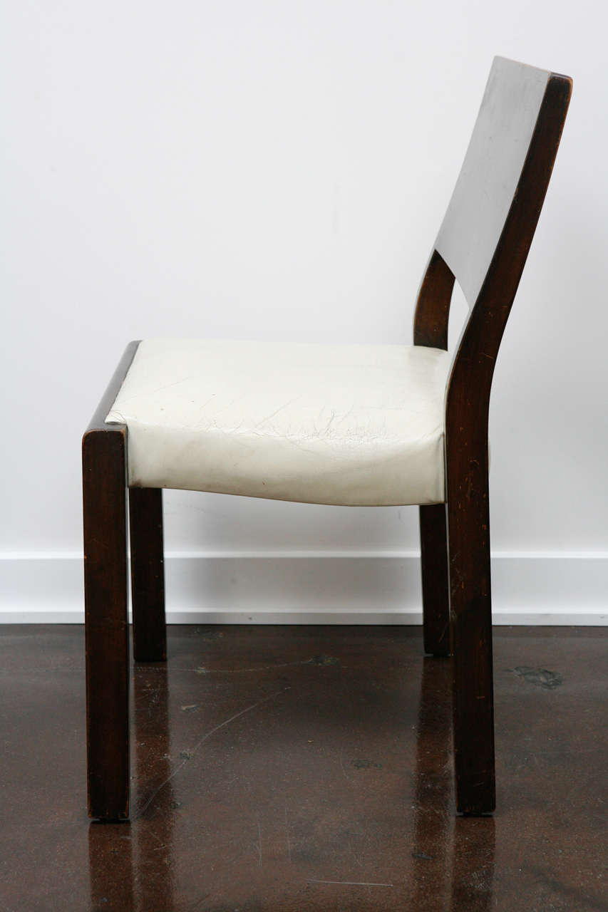 Set of 8 Vintage Alvar Aalto Dining Chairs- Modified by William Haines, 1943 1