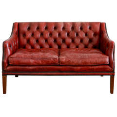 Tufted Swedish Loveseat , c. 1930
