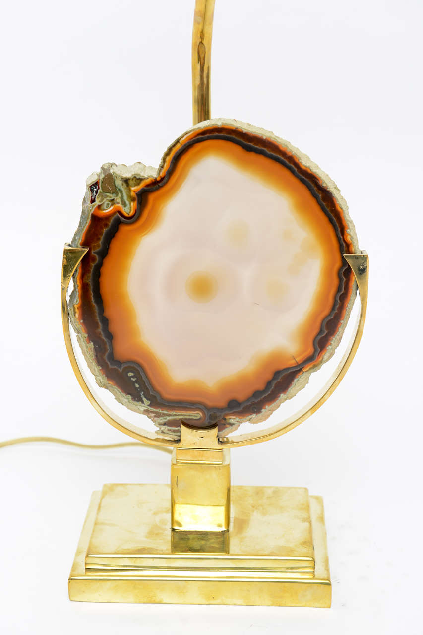 Fine Agate Table Lamp 3