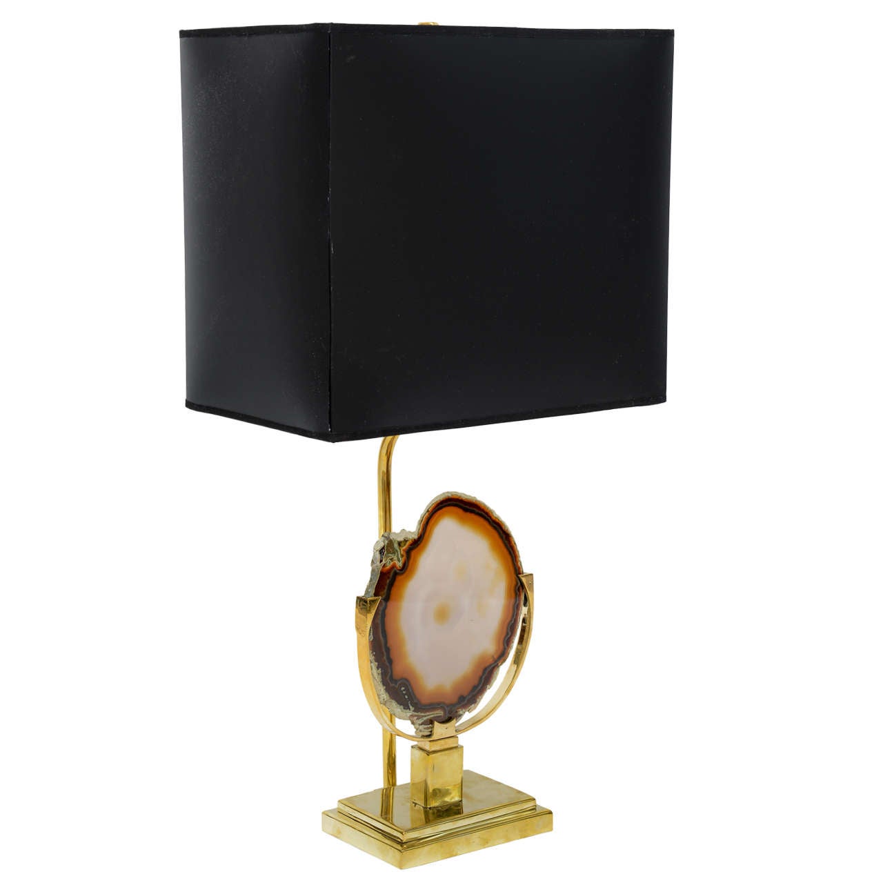 Fine Agate Table Lamp