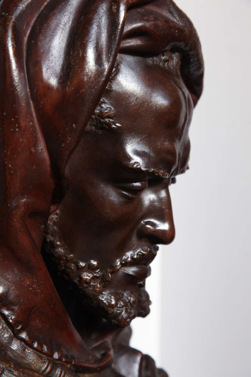 19th Century Bust of an Orientalist Man 3