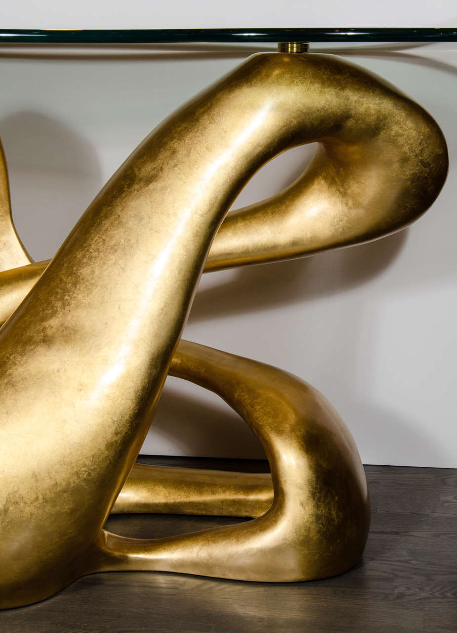 Spectacular Modernist Free-Form Sculptural Console by Tony Duquette for Baker In Excellent Condition In New York, NY