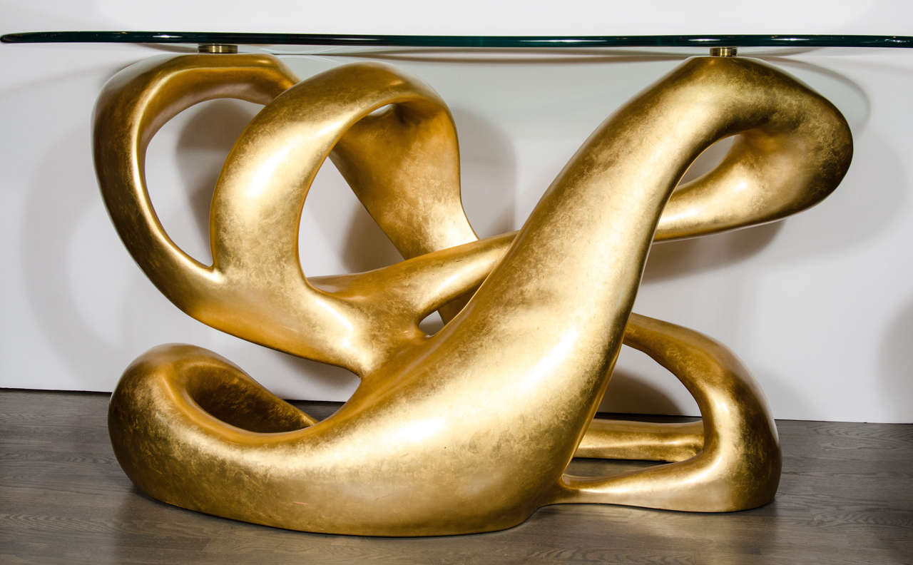 20th Century Spectacular Modernist Free-Form Sculptural Console by Tony Duquette for Baker