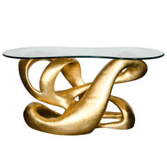 Spectacular Modernist Free-Form Sculptural Console by Tony Duquette for Baker