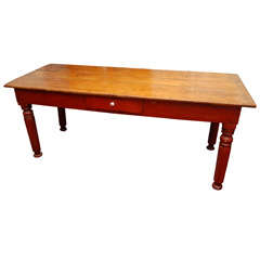 Antique Haberdashers Table