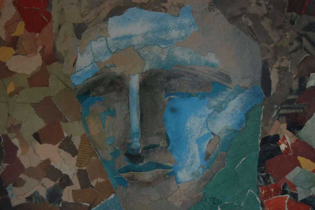 Collage of Classical Roman Figure In Good Condition For Sale In Hudson, NY