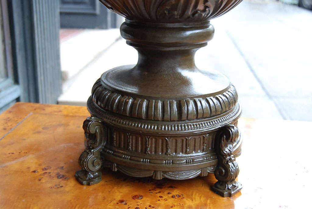 Pair of Robust Painted  Lamps 2