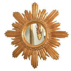 German Sunburst Mirror (flat mirror)