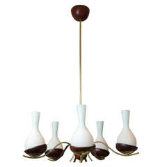 A 1950
s Italian Modernist Ceiling Fixture by Stilnovo