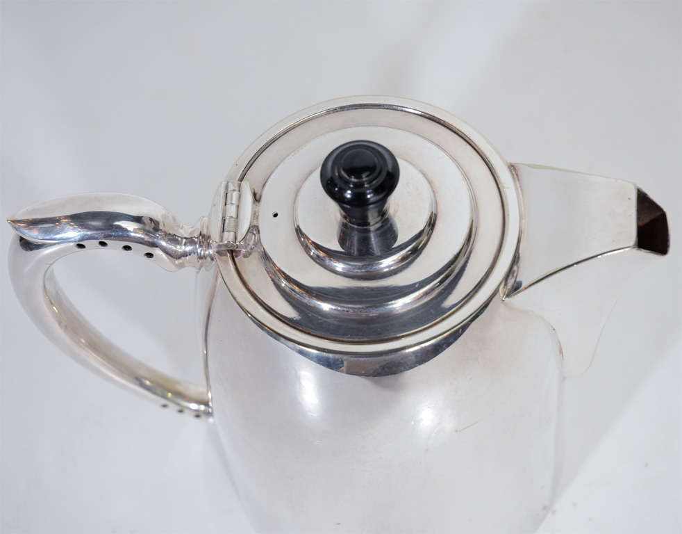 Skyscraper Stye Art Deco Silverplate Tea/Coffee Pot