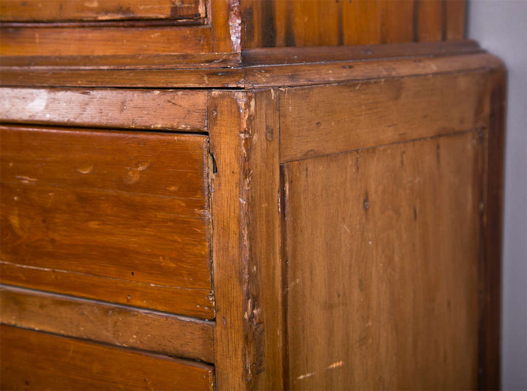 19th Century Pine Cupboard with Compartments