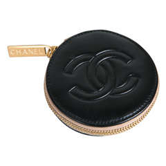 Chanel Camelia and Logo Leather Coin Purse in Box* presented by funkyfinders