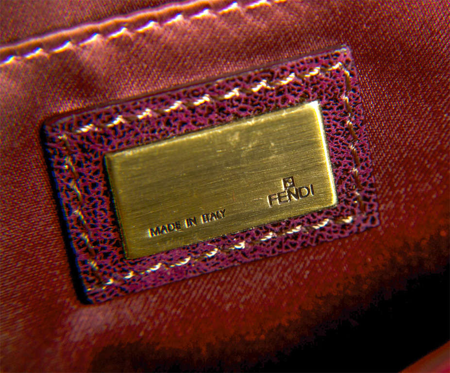 Fendi Red Satin Clutch or Handbag* presented by funkyfinders 2