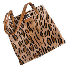 Vintage Fendi Leopard-Print Calfhair Bag presented by Carole Ann Hart