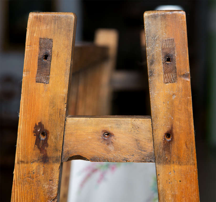 19th Century Three-Tier English Pine Plate Rack