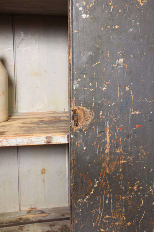 Large Blue Pie Safe For Sale 1