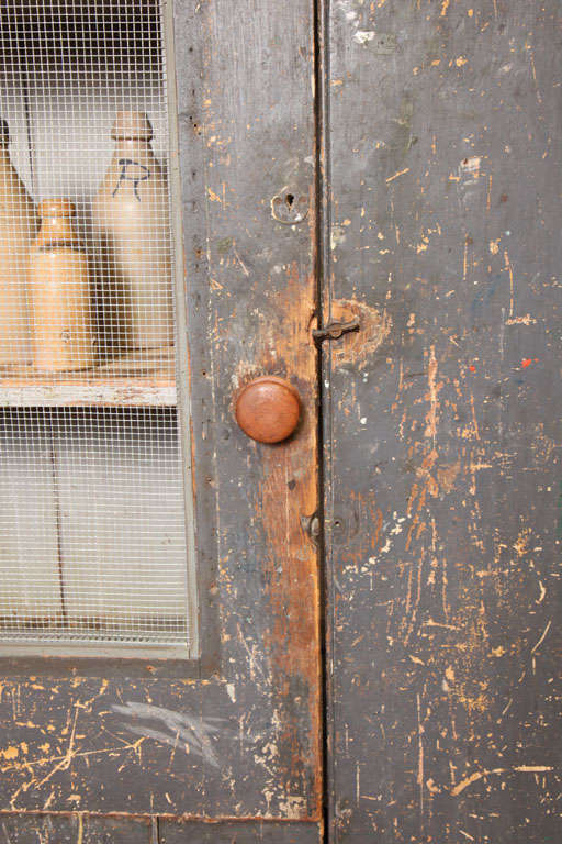 Large Blue Pie Safe For Sale 4