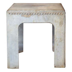 Used Metal Table Made From An English Water Trough