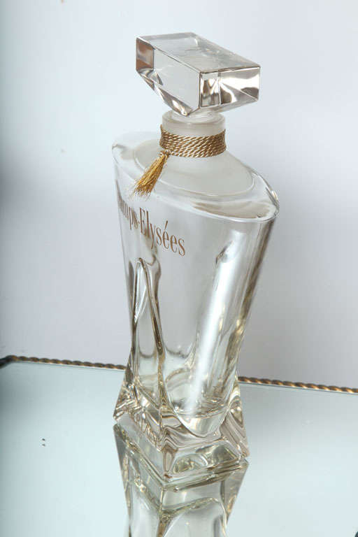 French Vintage Large Guerlain Factice Perfume Bottle