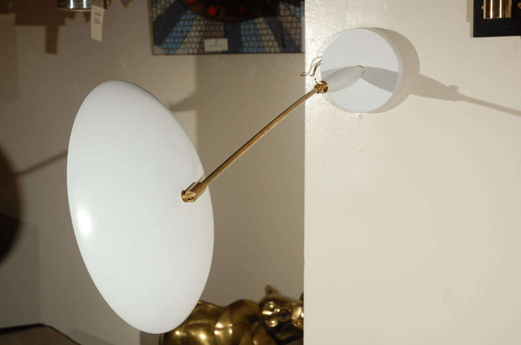 French 1960s Swing Arm Sconce 2