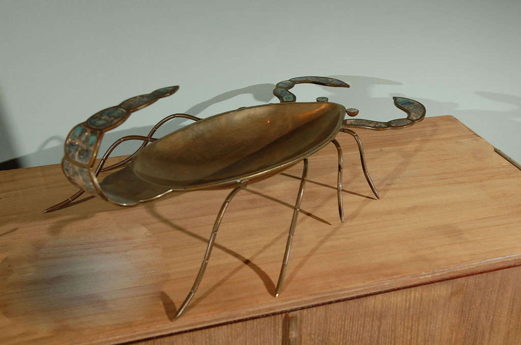 Vintage Mexican Scorpion Fruit Bowl