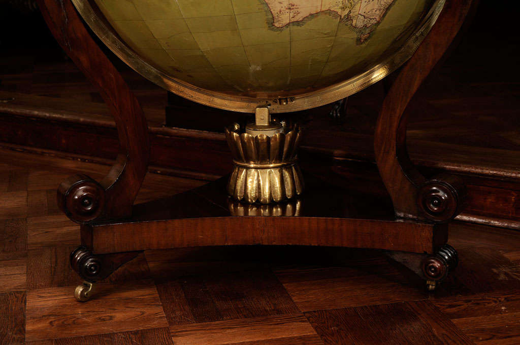 Malby’s Terrestrial Globe/Compiled from the latest & most authentic Sources/ Including All the Recent/ Geographical<br />
Discoveries.<br />
<br />
This fine and unusually large terrestrial globe was most likely issued in London between 1870 and