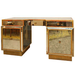 A Beautiful Mirrored Vanity Desk