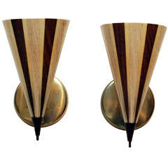 A Pair of Cone Shaped Sconces