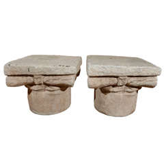 Pair of  Michael Taylor Vintage side tables