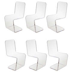Invisible  Lucite  Chairs