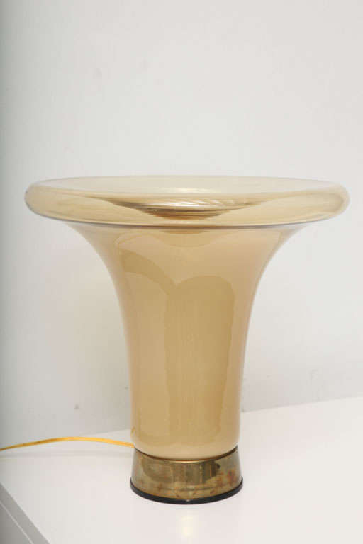 Murano Glass Sculptural  Vistosi  Italian Table Lamp