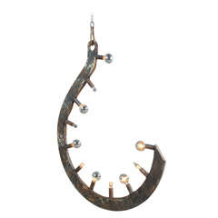 Antique Window Washer Hook as Pendant