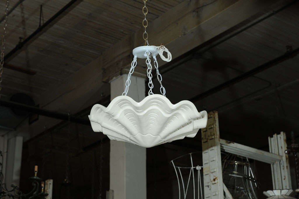 American Plaster Shell Pendant